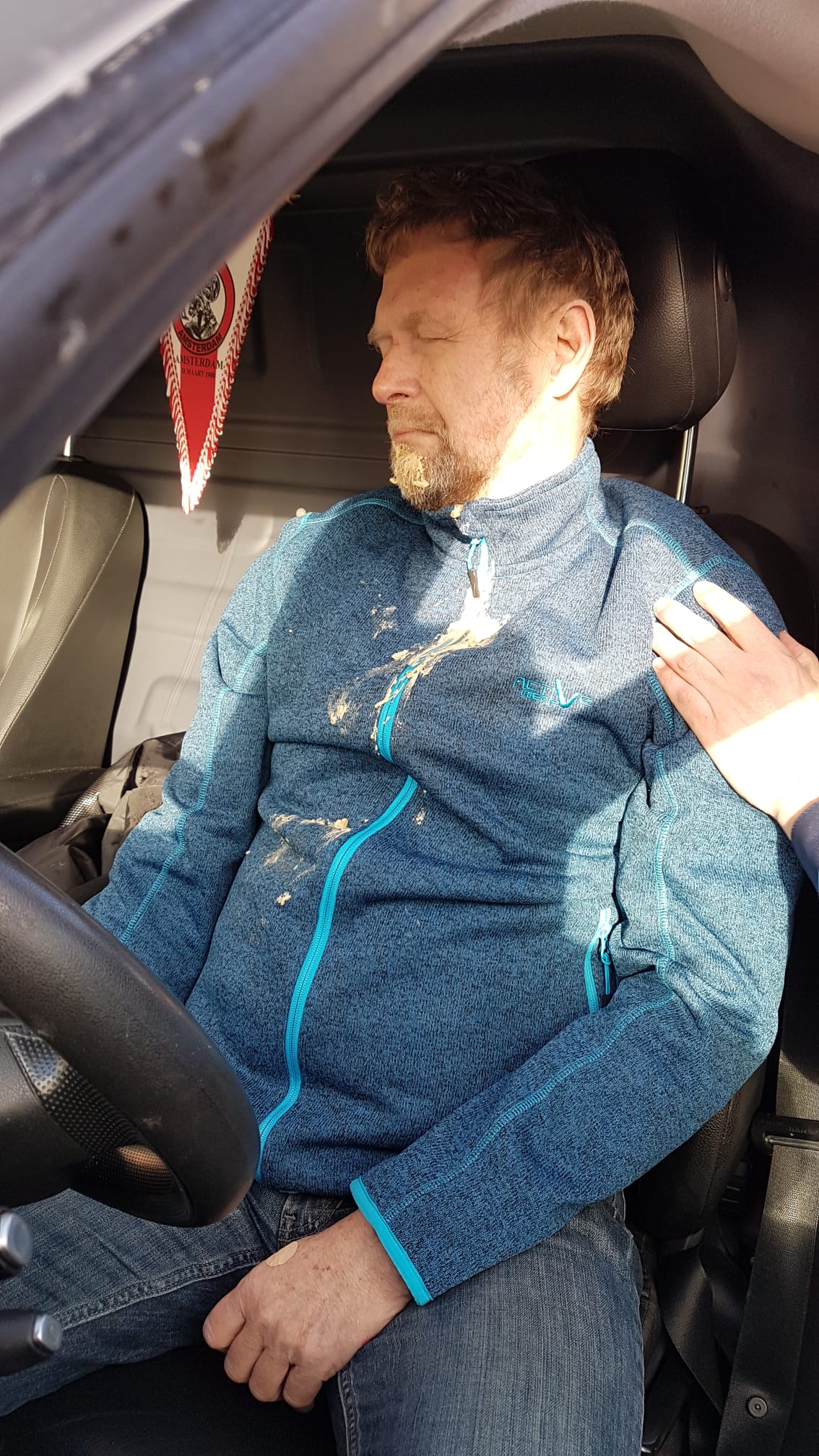 Hans Steeman speelt slachtoffer bij een hulpverleningstraining